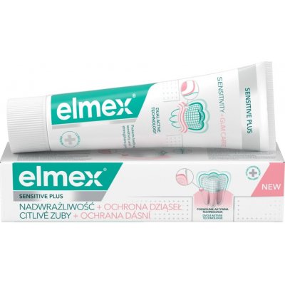 Elmex Sensitive Plus Sensitivity + Gum Care 75 ml – Hledejceny.cz