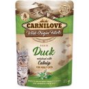 Krmivo pro kočky Carnilove Cat Pouch Duck Enriched & Catnip 85 g