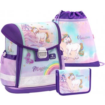 Belmil batoh MiniFit 405-33 Rainbow Unicorn Magic SET