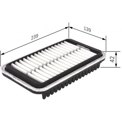 Vzduchový filtr BOSCH F 026 400 418 – Hledejceny.cz