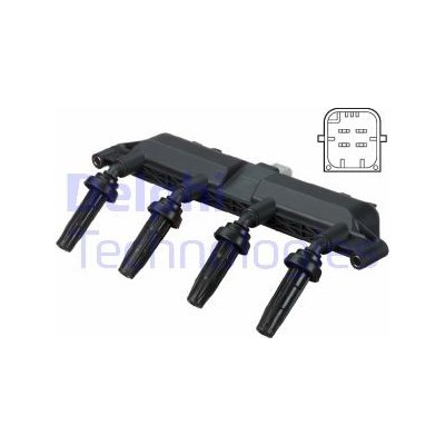 CE20011-12B1 DELPHI Zapalovací cívka | Zboží Auto