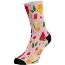 Walkee barevné ponožky Sweet fruits Růžová