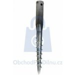 Zemní vrut s kruhovou objímkou, žárově pozinkovaný, výroba Asie 60 x 550 mm, balení 1 ks – Hledejceny.cz