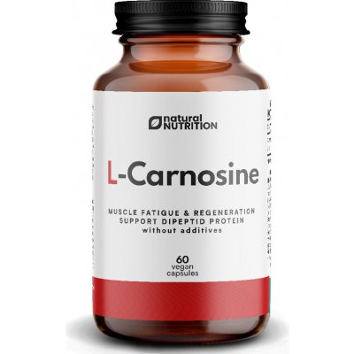 Natural Nutrition 100% L-Carnosine pure 60 kapslí – Hledejceny.cz