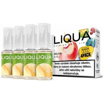 Ritchy Liqua Elements 4Pack Melon 4 x 10 ml 3 mg – Hledejceny.cz