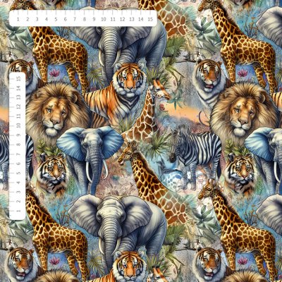 Safari zvířata úplet by MIMI [supreme] – Zboží Dáma