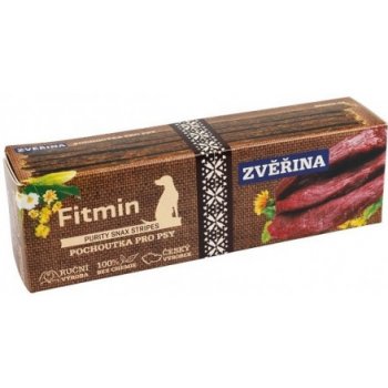 Fitmin Purity Snax Stripes zvěřinová pochoutka pro psy 35 g