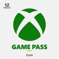 Microsoft Xbox Game Pass Core členství 12 měsíců