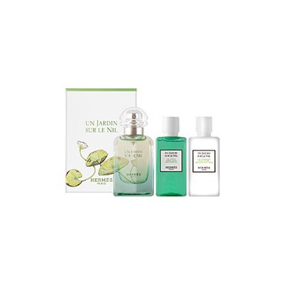 Hermes Un Jardin Sur Le Nil EDT 50 ml + tělové mléko 40 ml + sprchový gel 40 ml dárková sada