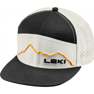 LEKI Casual Cap LEKI white-orange-black – Zboží Mobilmania