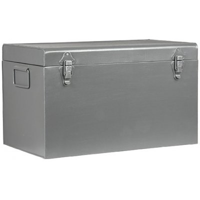 LABEL51 Šedý kovový úložný box Vint S