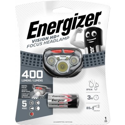Energizer Headlight Vision HD+ Focus 400 lumenů – Zboží Dáma