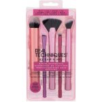 Real Techniques Brushes Artist Essentials sada kosmetický štětec na make- up RT 217 1 ks + kosmetický štětec na oční linky RT 317 1 ks + kosmetický štětec na rozjasňovač RT 420 1 ks + kosmetický štěte – Sleviste.cz