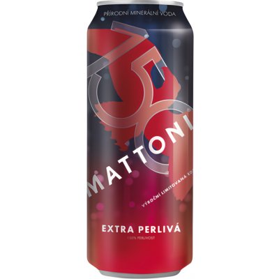 Mattoni Extra perlivá plech 0,5 l