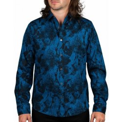 Wornstar košile pánská s dlouhým rukávem blue viper WSBM-VIPB