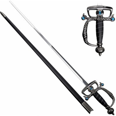 Chladné Zbraně Ocelový kord "BLUE GEMS" s pochvou – Zboží Mobilmania