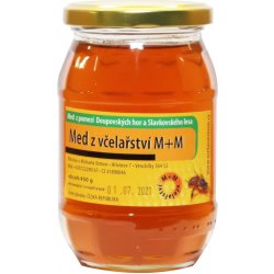 Včelařství M+M med střednětmavý 450 g