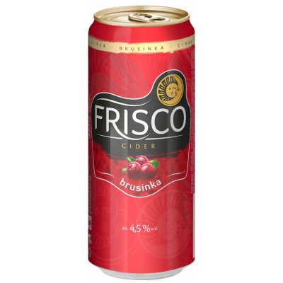 Frisco Brusinka 4,5% 0,33 l (plech) – Zboží Dáma