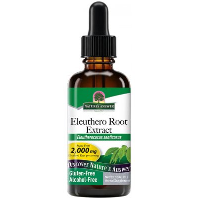 Nature's Answer Eleuthero Root, sibiřský ženšen, extrakt, 60 ml – Hledejceny.cz