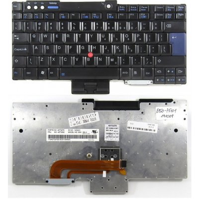 klávesnice IBM Thinkpad R60 R61 T400 T500 T60 T61 W500 Z60 Z61 černá UK – Zboží Mobilmania