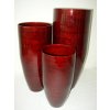Váza Axin Trading Bambusová váza klasik červená XL