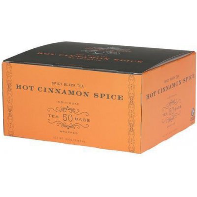 Harney & Sons Hot Cinnamon Spice černý skořicový čaj 50 sáčků – Sleviste.cz