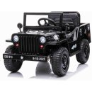 Beneo elektrické autíčko USA ARMY Jednomístné 12V černá