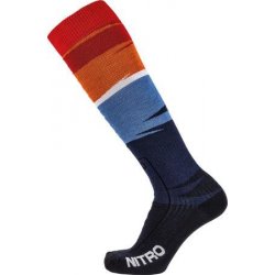 Nitro 879021-001 ponožky MENS CLOUD 5 SOCKS rainbow
