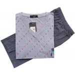 n-feel 12 pánské pyžamo krátké šedé – Zboží Mobilmania