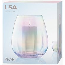 LSA International Váza Pearl, výška 22 cm, perleťová -