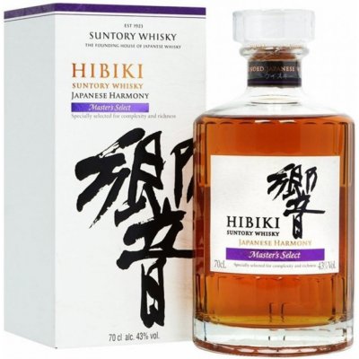 Suntory Hibiki Harmony Master´s Select 43% 0,7 l (karton)