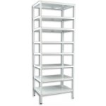 Biedrax Regál 30 x 100 x 300 cm 8 polic – HobbyKompas.cz