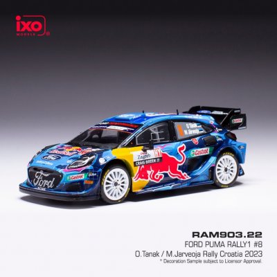 IXO Ford Puma Rally1 Rally Croatia 2023 8 Tänak Järveoja 1:43 – Hledejceny.cz