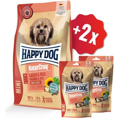 Happy Dog NaturCroq Mini Lachs & Reis 4 kg – Zbozi.Blesk.cz