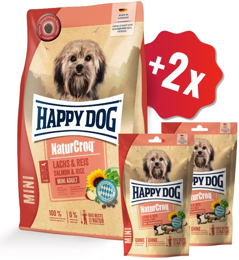 Happy Dog NaturCroq Mini Lachs & Reis 4 kg