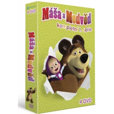Máša a medvěd 1-4 DVD