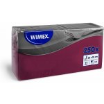 Wimex ubrousky 2V bordové 250ks 33x33cm – Sleviste.cz