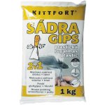 Kittfort Sádra Gips plastická 2v1 malířská sádrová stěrka + tmel 1 kg – Hledejceny.cz