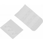 Zapínání na podprsenky šíře 40 mm trojřadé - bílá (2 pár) – Zboží Dáma