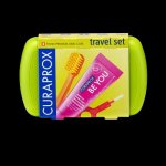 Curaprox Travel set zelený 2 ks zubních kartáčků + zubní pasta 10 ml dárková sada – Hledejceny.cz