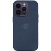 Pouzdro a kryt na mobilní telefon Apple Covereon LEATHER kožený s MagSafe Apple iPhone 14 643 Navy modré