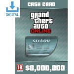 Grand Theft Auto Online Megalodon Shark Cash Card 8,000,000$ – Zboží Živě