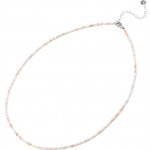 Agato Dámský minerální náhrdelník s růžovým opálem POL-N10/47L – Zboží Dáma Agato Dámský minerální náhrdelník s růžovým opálem POL-N10/47L – Zboží Dáma