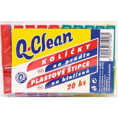 Q-clean kolíčky na prádlo 20 ks – Zboží Mobilmania