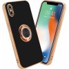 Pouzdro a kryt na mobilní telefon Apple Cadorabo Ochranné pouzdro pro Apple iPhone XS MAX Case v černé barvě Kryt fotoaparátu Ochranný magnetický držák do auta