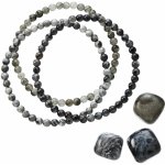Evolution Group náramky s minerálními kameny labradorite jaspis 43043.3 černý – Hledejceny.cz