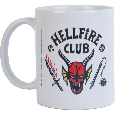 CurePink Keramický hrnek Stranger Things Hellfire Club 330 ml – Zboží Mobilmania