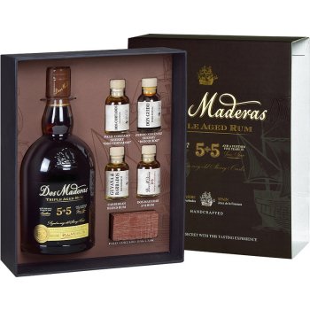 Dos Maderas PX Triple Aged 5y + 5y Rum 0,7 l + 4 x 0,22 l (Degustační Sada)