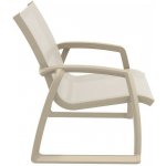 SIESTA Zahradní křeslo PACIFIC LOUNGE armchair taupe – Hledejceny.cz