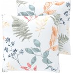 LIVARNO z mikrovláknitého saténu Rostliny bílé 50 x 60 cm 2 ks – Hledejceny.cz